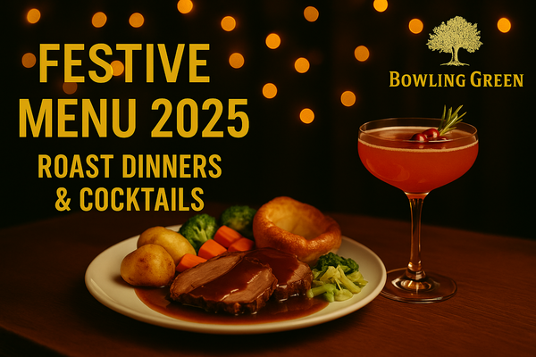 Festive Menu 2025 – Roast Dinners & Cocktails