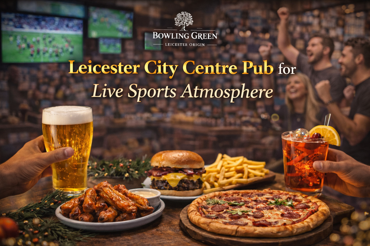 Leicester City Centre Pub for Live Sports Atmosphere